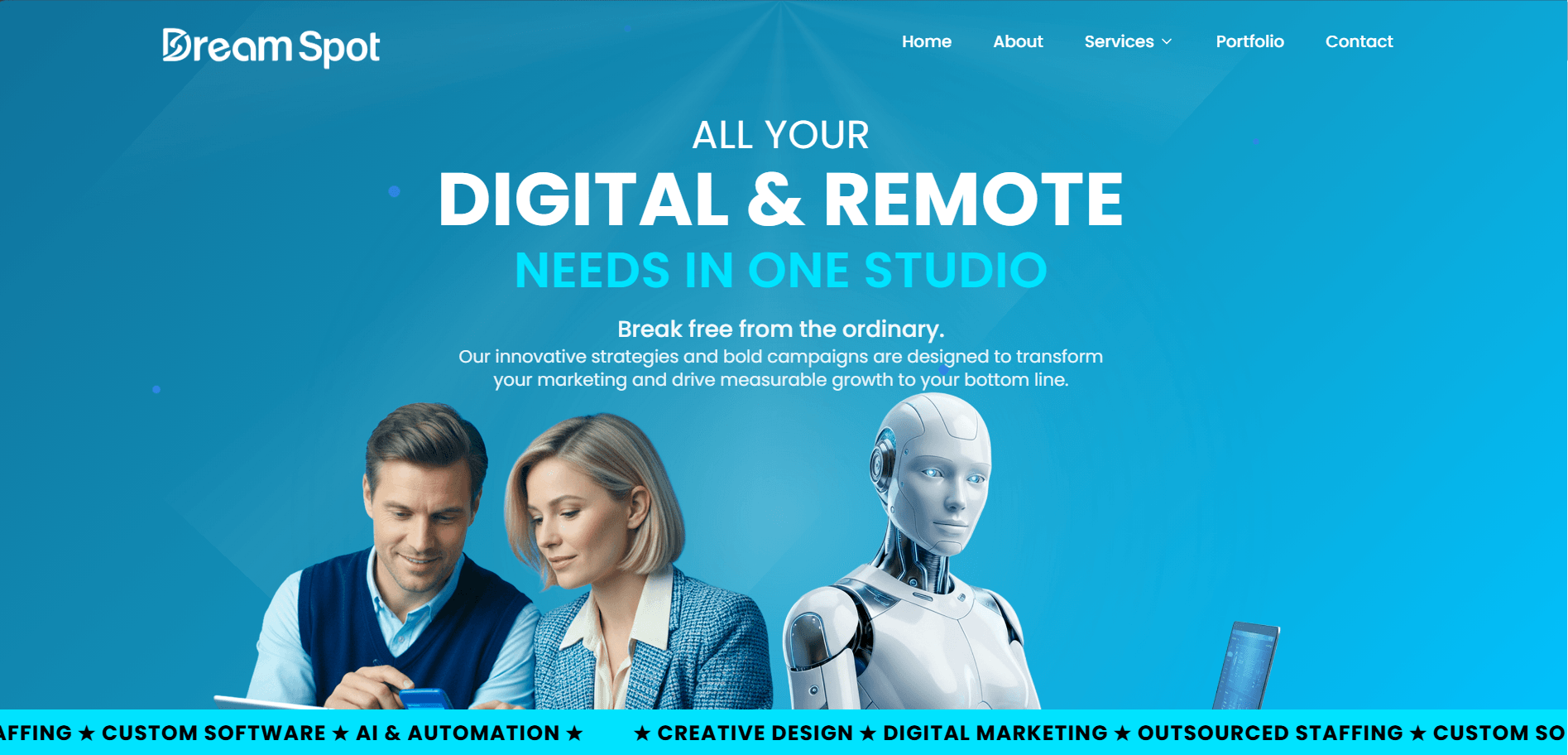 Digital Solutions Company Website project screenshot